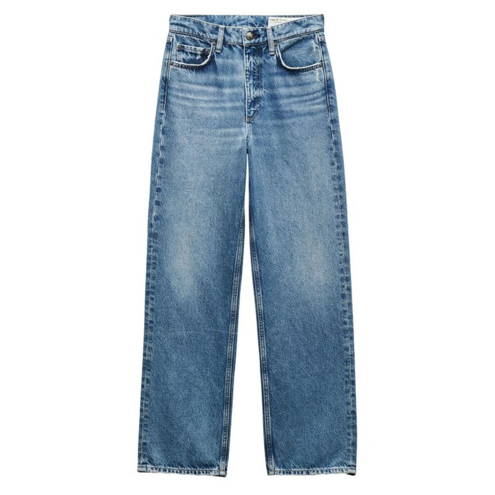 Rag & Bone Womens Shea Ankle Relaxed Straight Jeans 27 Ithaca - NWT